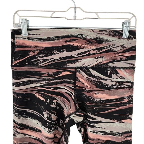 Lululemon Wunder Under HR Leggings 23" Inseam | Pink Black Marble Women’s 8/10 - Picture 3 of 7